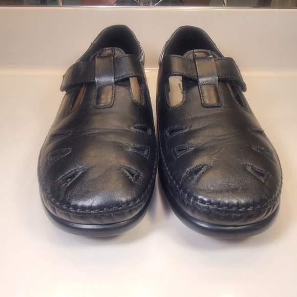 SAS Willow Black Leather Moccasin Women's 9.5 - Picture 4 of 10